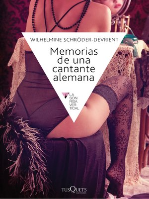 cover image of Memorias de una cantante alemana